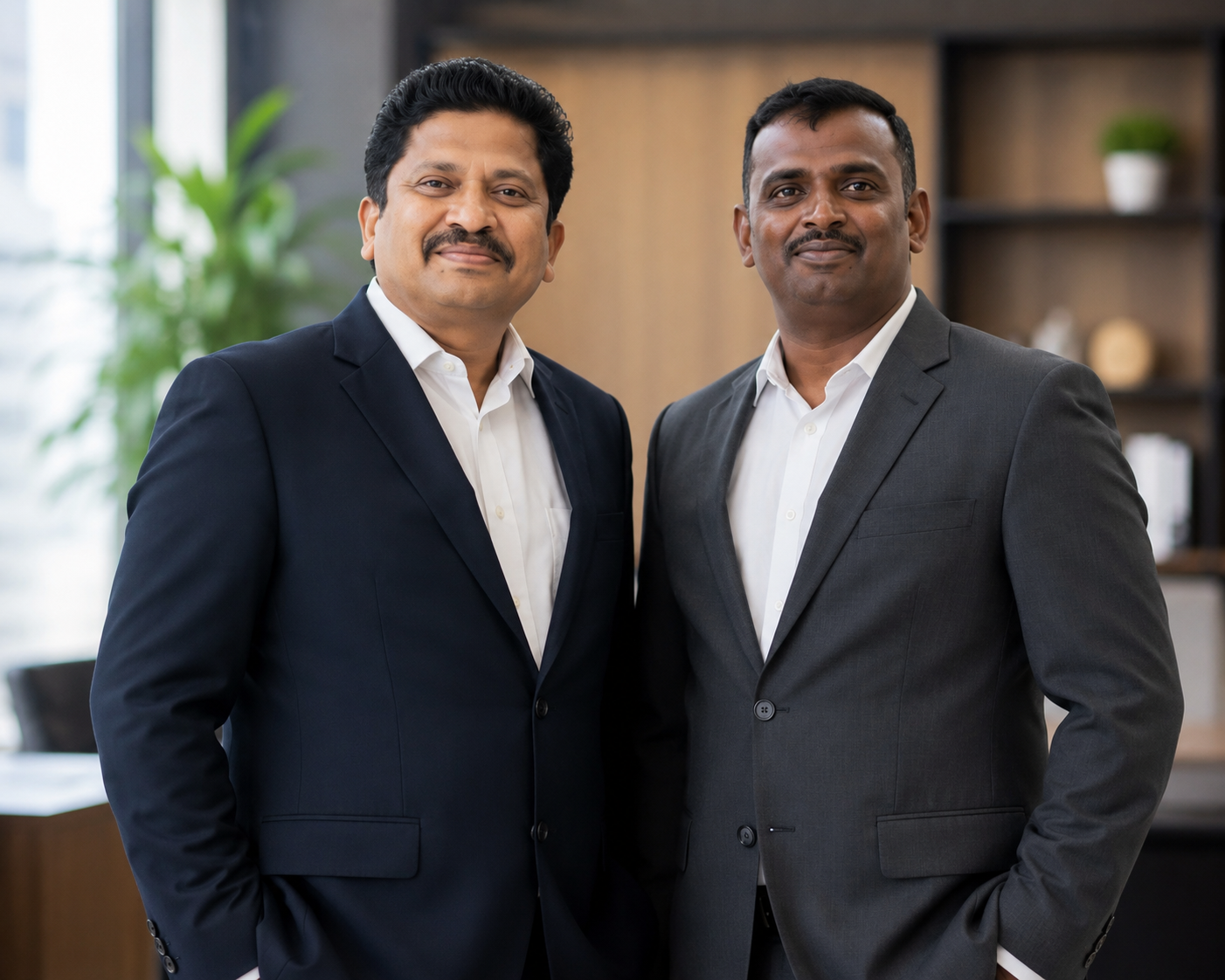 Mr. Santosh Jadhav and Mr. Daksh Jadhav, Founder & Director of Bharat Fabricators